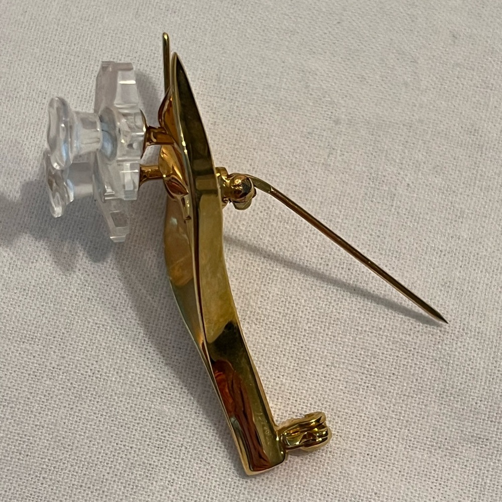 Swarovski Authentic Stemped Daffodil Clear Crysta… - image 3